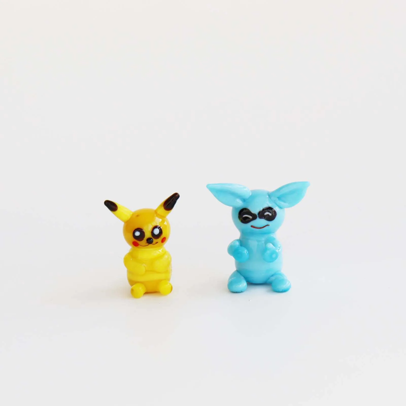 Новый продукт ручной работы, лэмпворк, фигурка Пикачу из муранского стекла