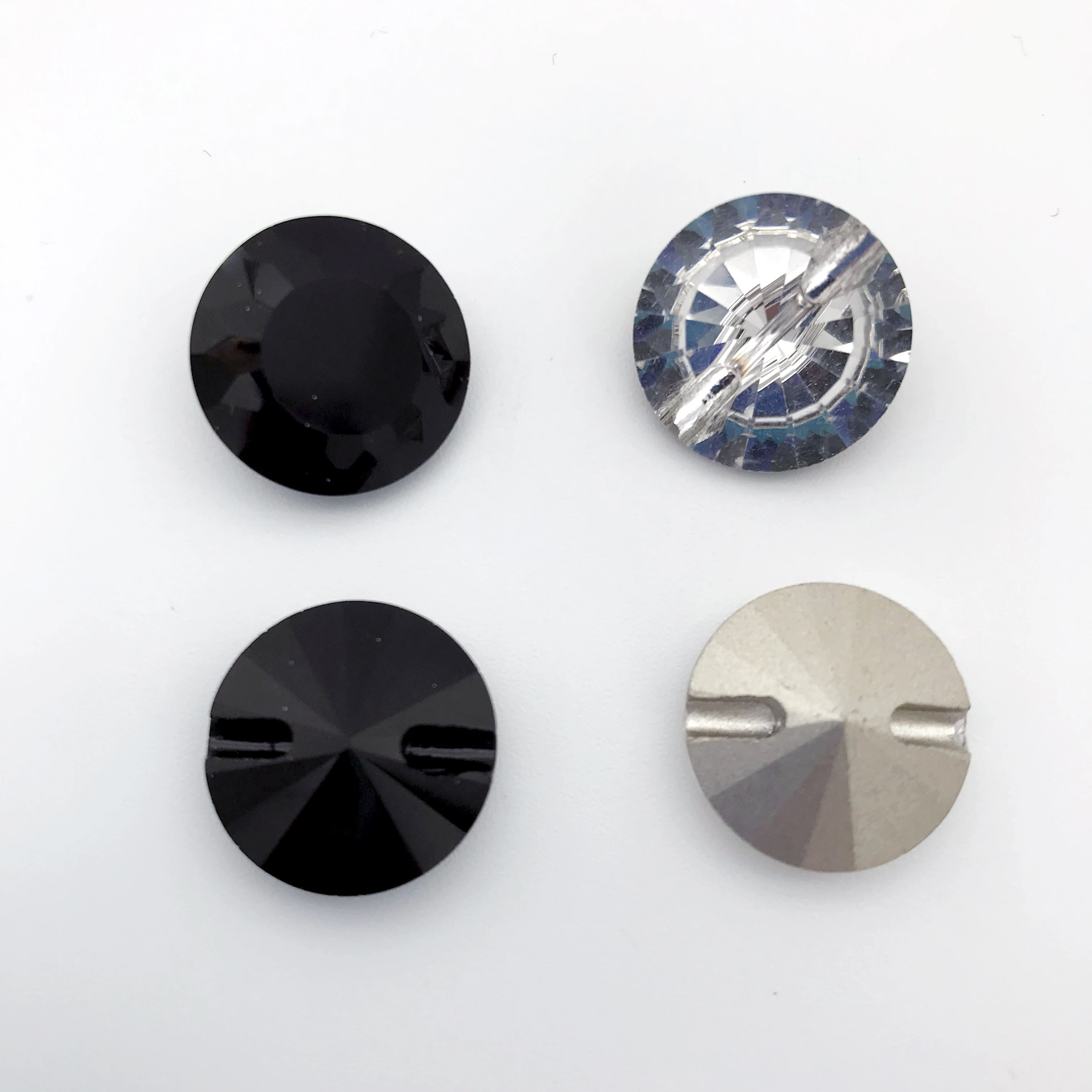12mm rhinestone crystal diamond shaped buttons for sweater
