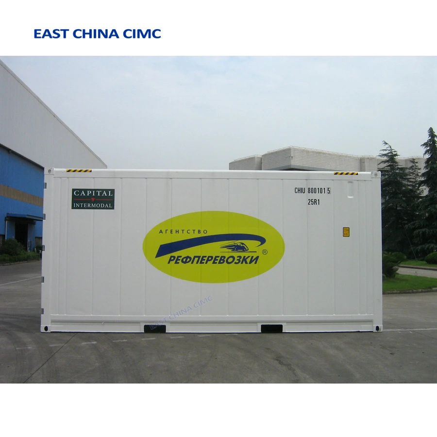 20ft 25Tons Reefer ISO Tank Container With Thermo King For Meat Transport