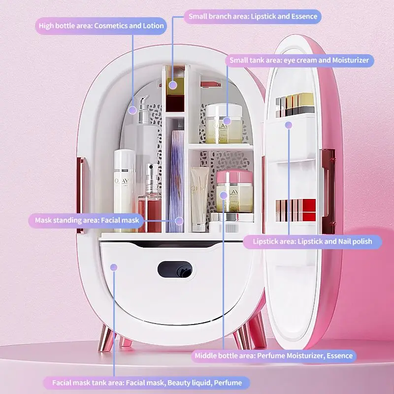 Fast Ship Beauty Refrigerator 10L Cosmetic Refrigerator Fridge