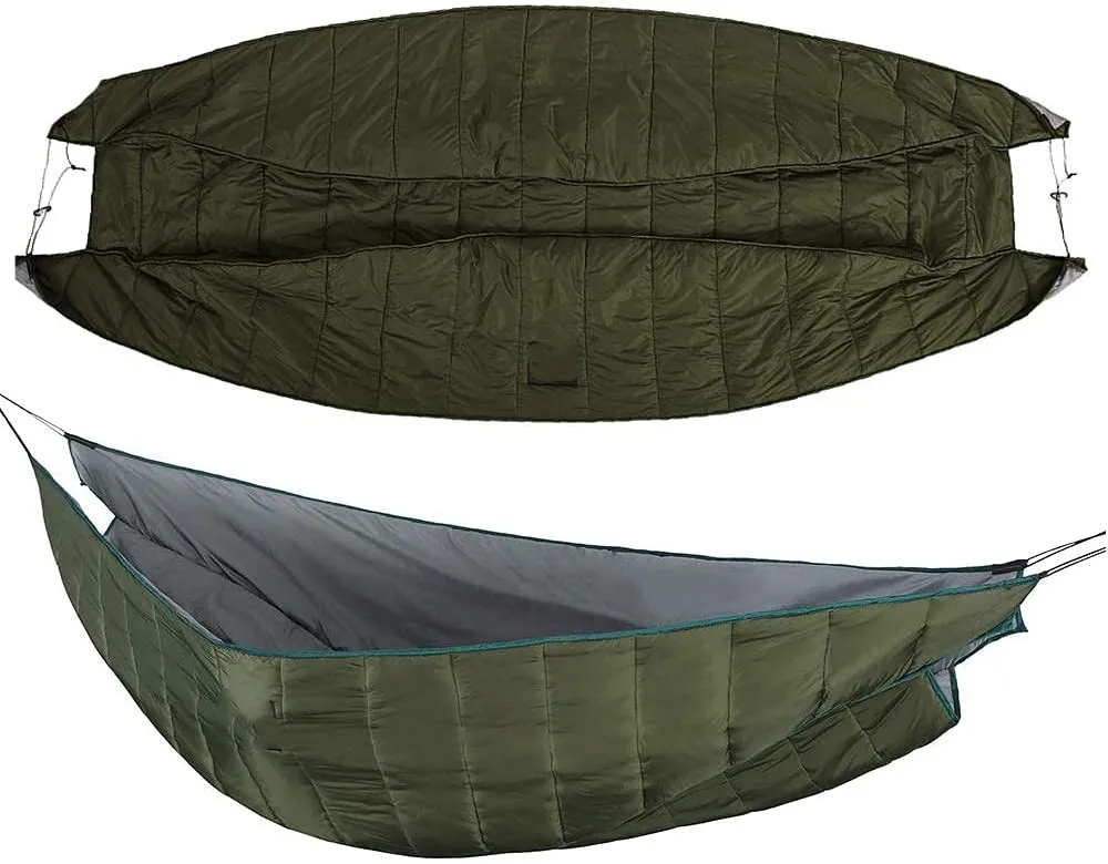 Woqi outdoor sleeping bag with hollow cotton filling   factory   camping hiking sleeping bag with hammock quilt