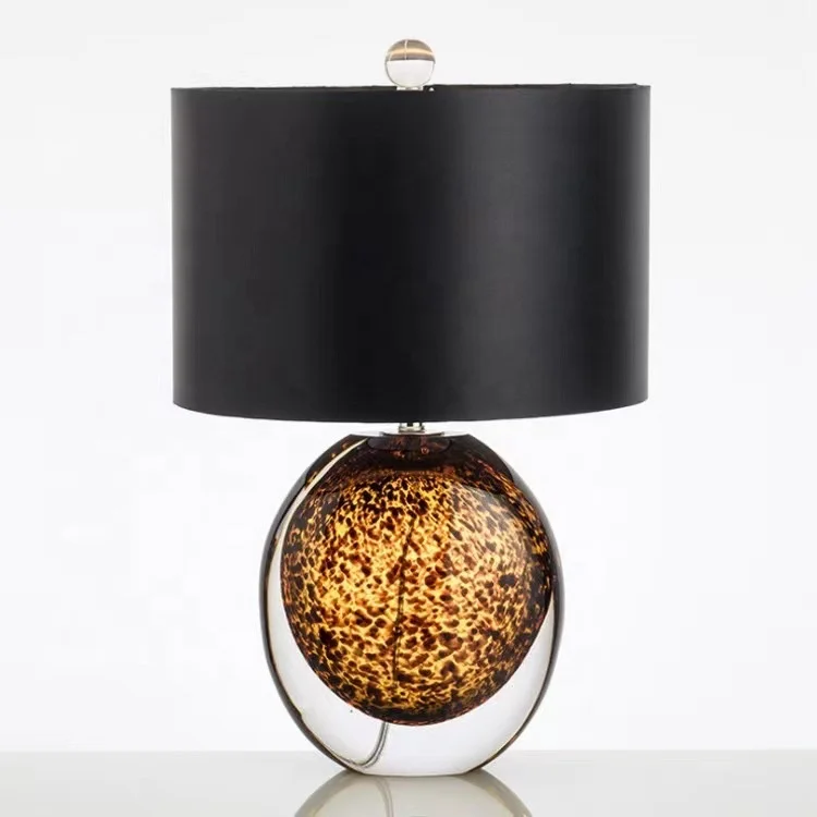 Northern Europe glass light Luxury Bedroom Modern Living Room colored glade reading Table Lamp