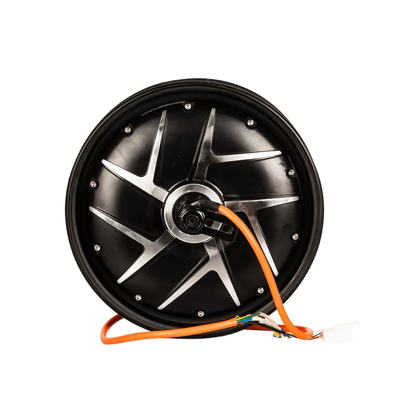 YMMOTOR 10 INCH 2500W  drum brake dc brushless motor hub motor for ebike scooter