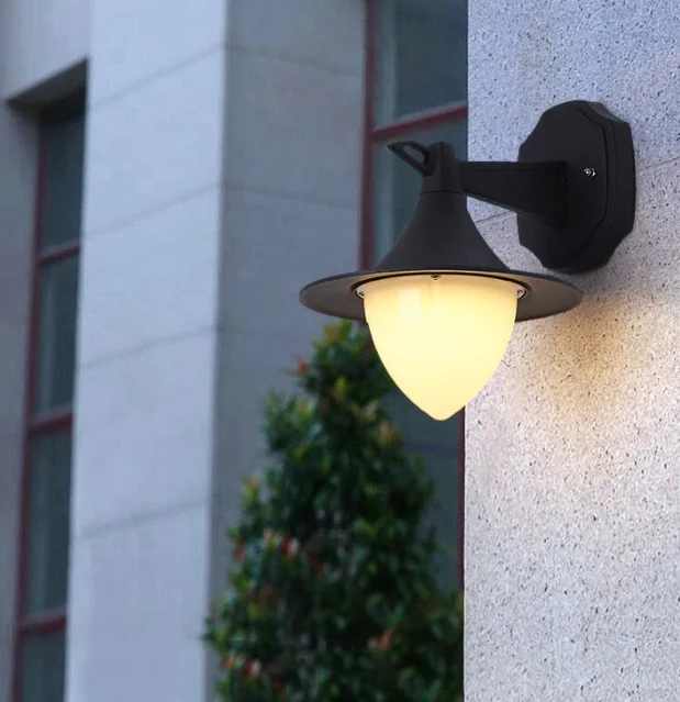 Modern outdoor wall lighting lantern lights villa garden waterproof balcony corridor external wall mounted light