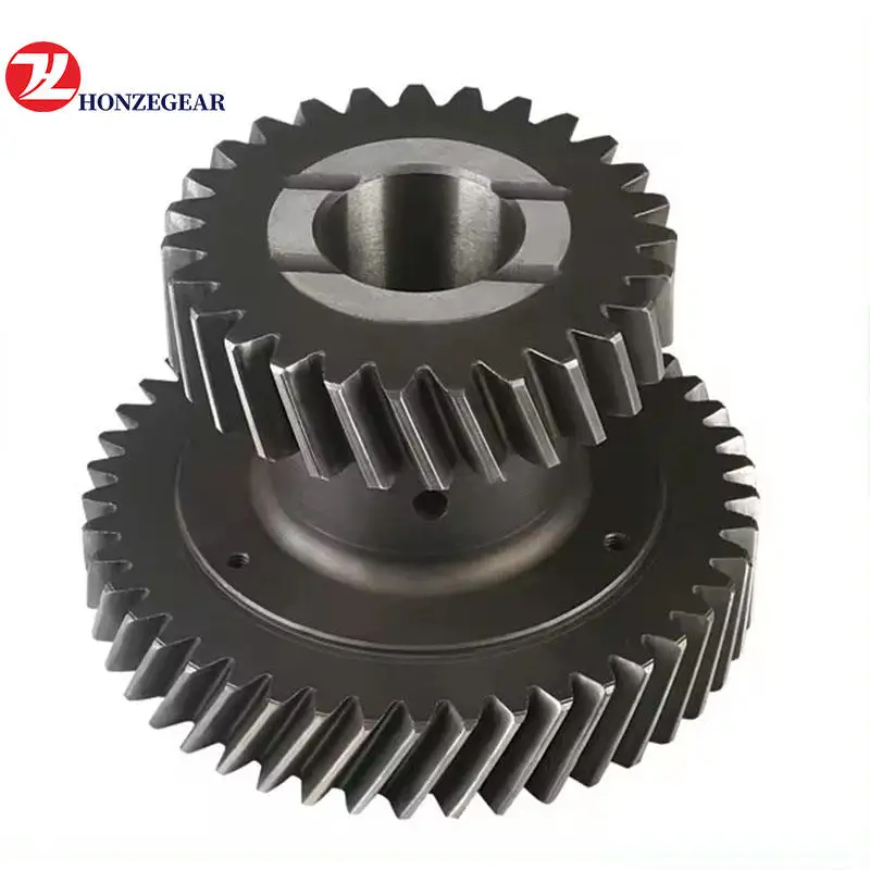 Manufacturers Customize Transmission Reducer Alloy Steel Herringbone Helical Double Gear