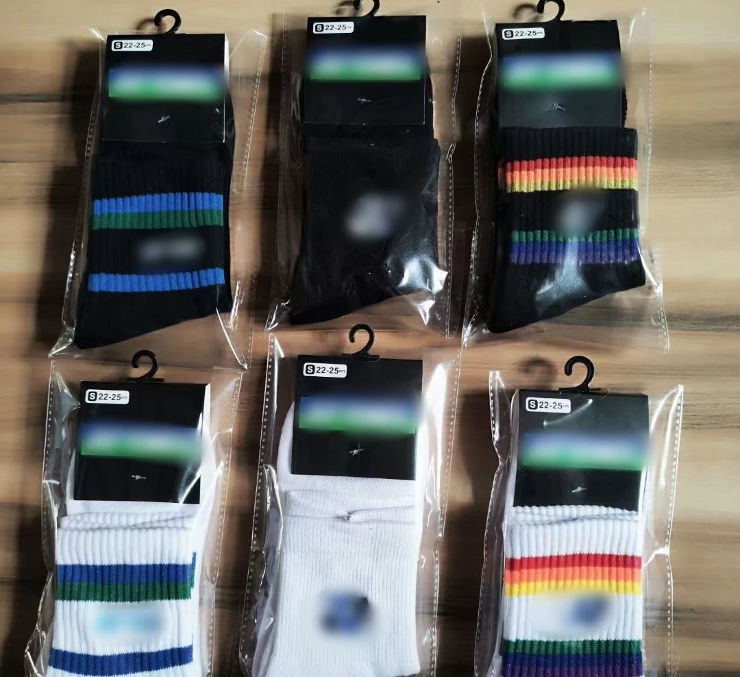 Running Football Training Badminton Athletic Embroidery Crew Custom Design Men Brand Sport Sock