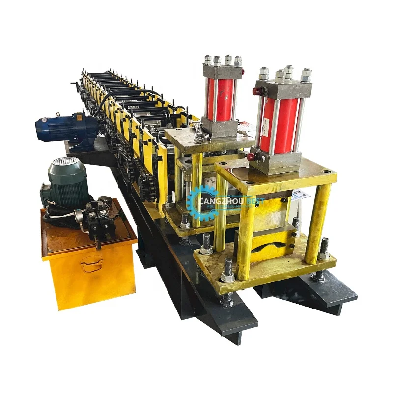 High Productivity Customized Design Best Price Steel Fence Cold Roll Forming Machine For Russia