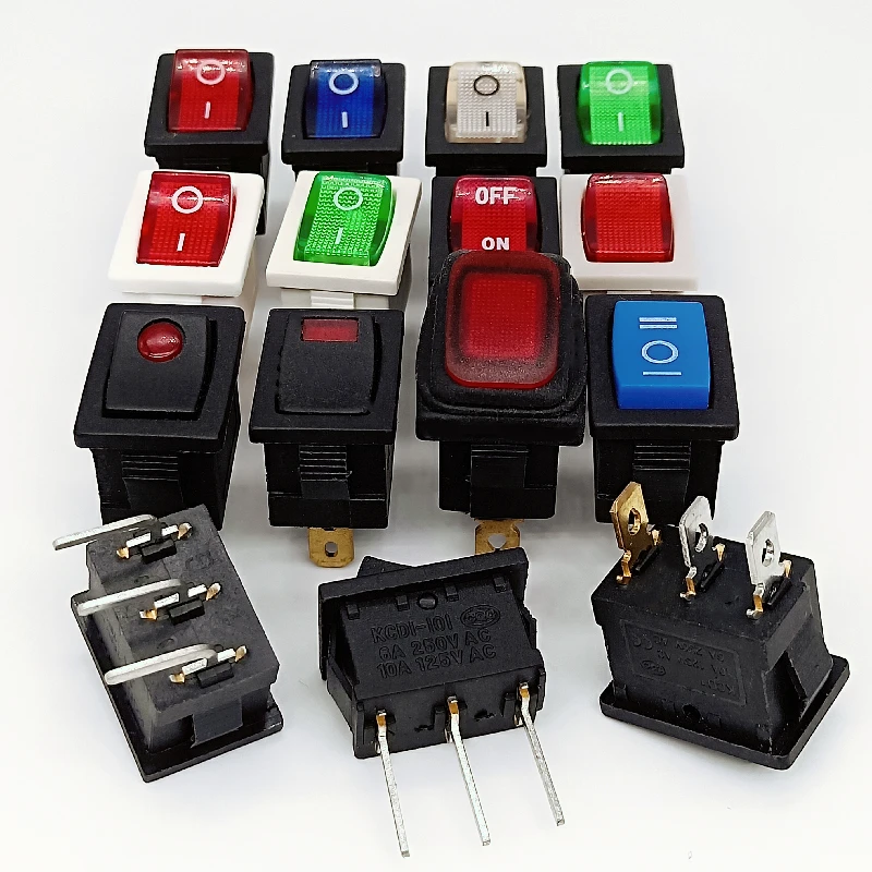 6a 250vac 10a 125vac kcd1 электрических ВКЛ-ВЫКЛ r11 r13 t120/55 4 pin kcd1-2 3 pin кулисный переключатель