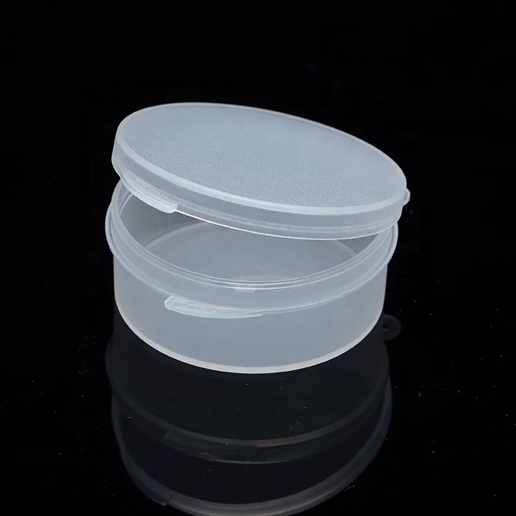 Travel Portable Transparent Plastic Storage Box Earphone Cable Earbuds Container