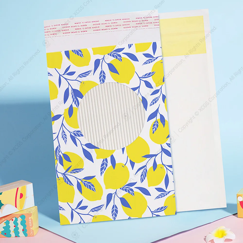 Wholesale Custom Printed Biodegradable Padded Kraft Envelopes White 8.5x12 Self-seal Kraft Paper Corrugated Shipping Bag Mailers