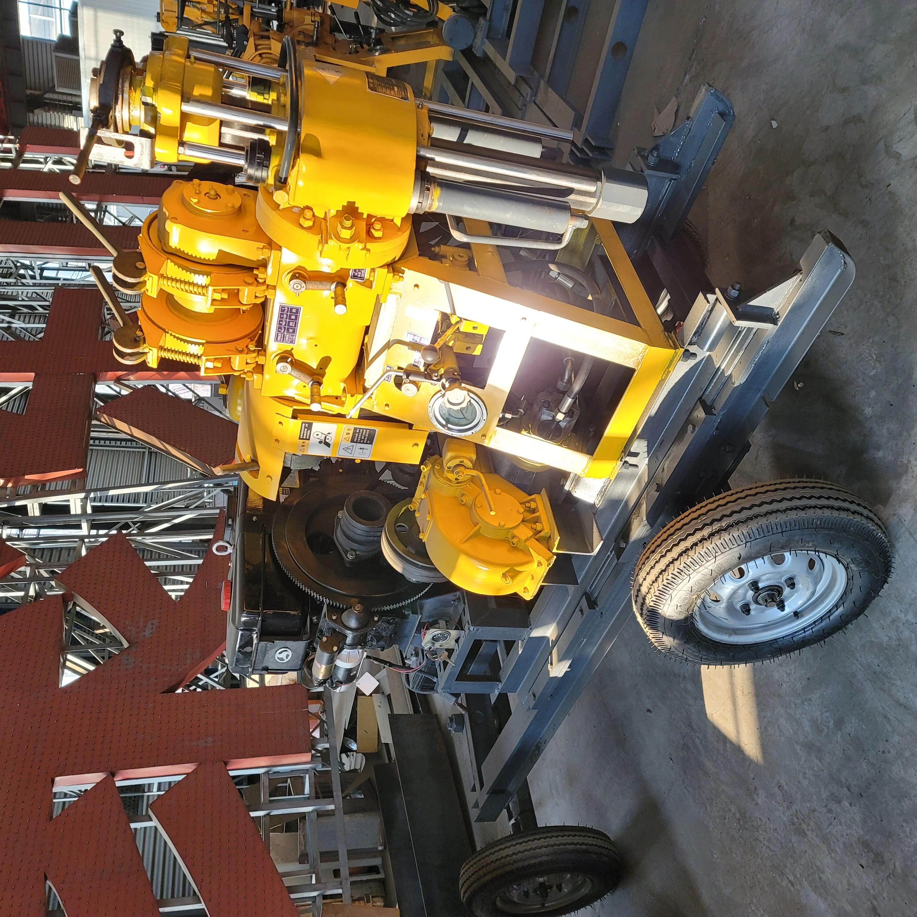 Underground Hydraulic Borehole Water Well Drilling Machine 130m 180m 200m Deep Geological Prospecting Core Sampling Drilling Rig