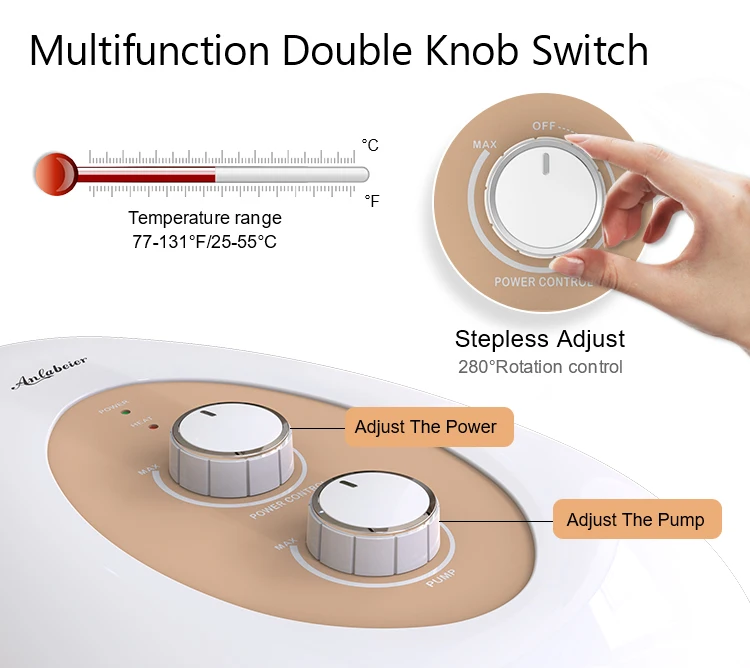 water heater with dc pump
