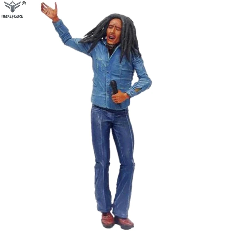toy factory custom human pvc action figure toy,  Reggae  Bob marley pvc figure, customization memorable human model figurine