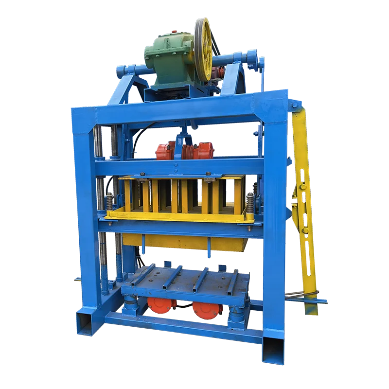 small hand operated block machine