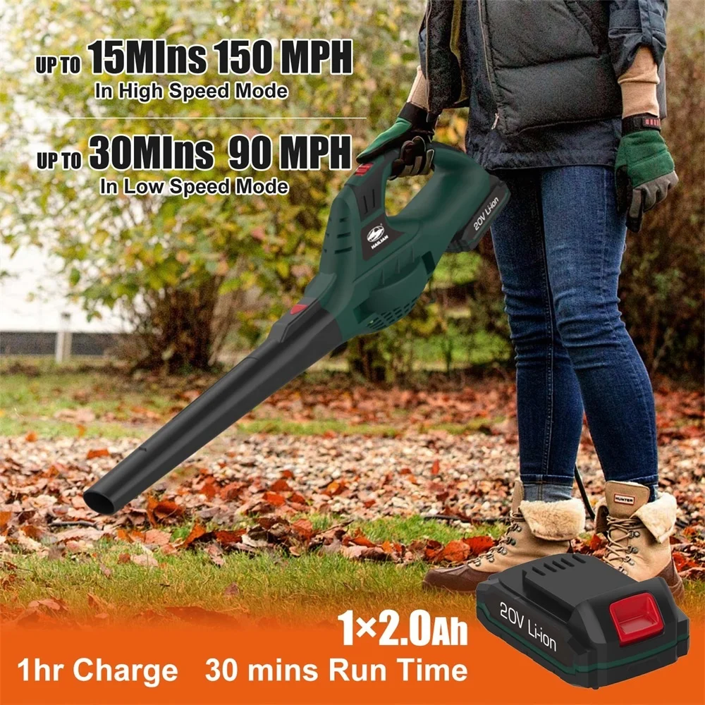 Hailian cordless garden leaf blower Snow blower 20v portable lithium cordless leaf blower