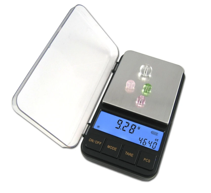 Mulitfuction Very Convenience Dual Weight Unit Display Digital Pocket  Weight Scale Clear Lid