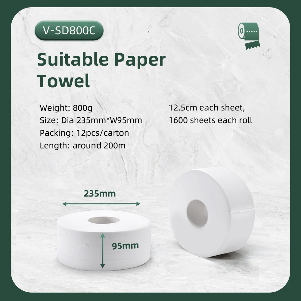 Cheap price Tissue Dispenser with Key Lock Wall Mount Toilet Paper Holder Jumbo Roll Toilet Paper Towel Dispenser