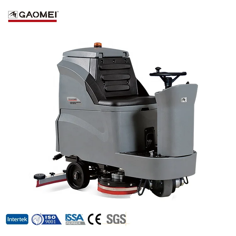 GAOMEI GM110BT85 automatic Ride on floor washer scrubber Floor Sweeper Machine