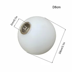 wall light opal globe /opal shiny glass ball lamp shade for sale