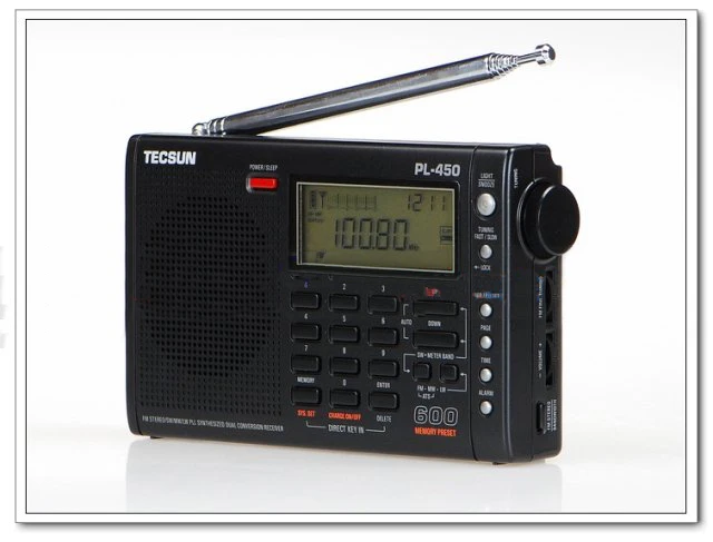  Tecsun PL-450 Двойное преобразование PLL радиоприемник для мирового диапазона