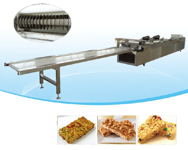 Automatic Sesame Snacks Bar Extruder Machine Cereal Brittle Production Line Protein Nut Candy Bar Making Machines