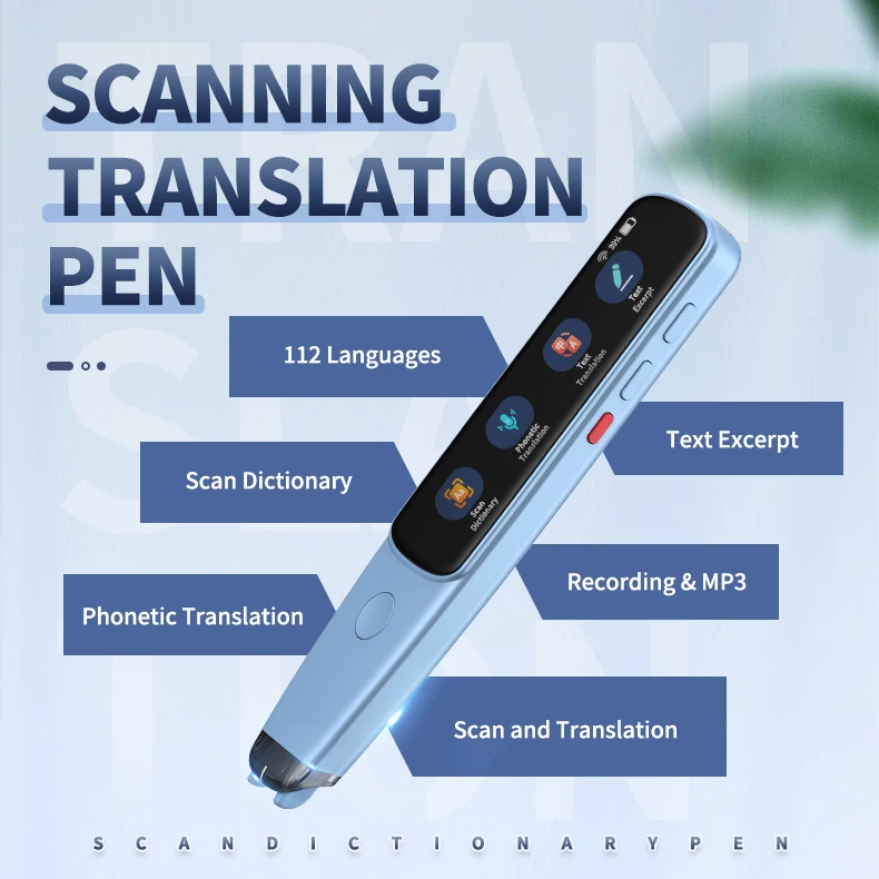 
NEWYES Digital Reader Scan Talking Pen Kids Adults Translating Pen Instant Translator Pen 