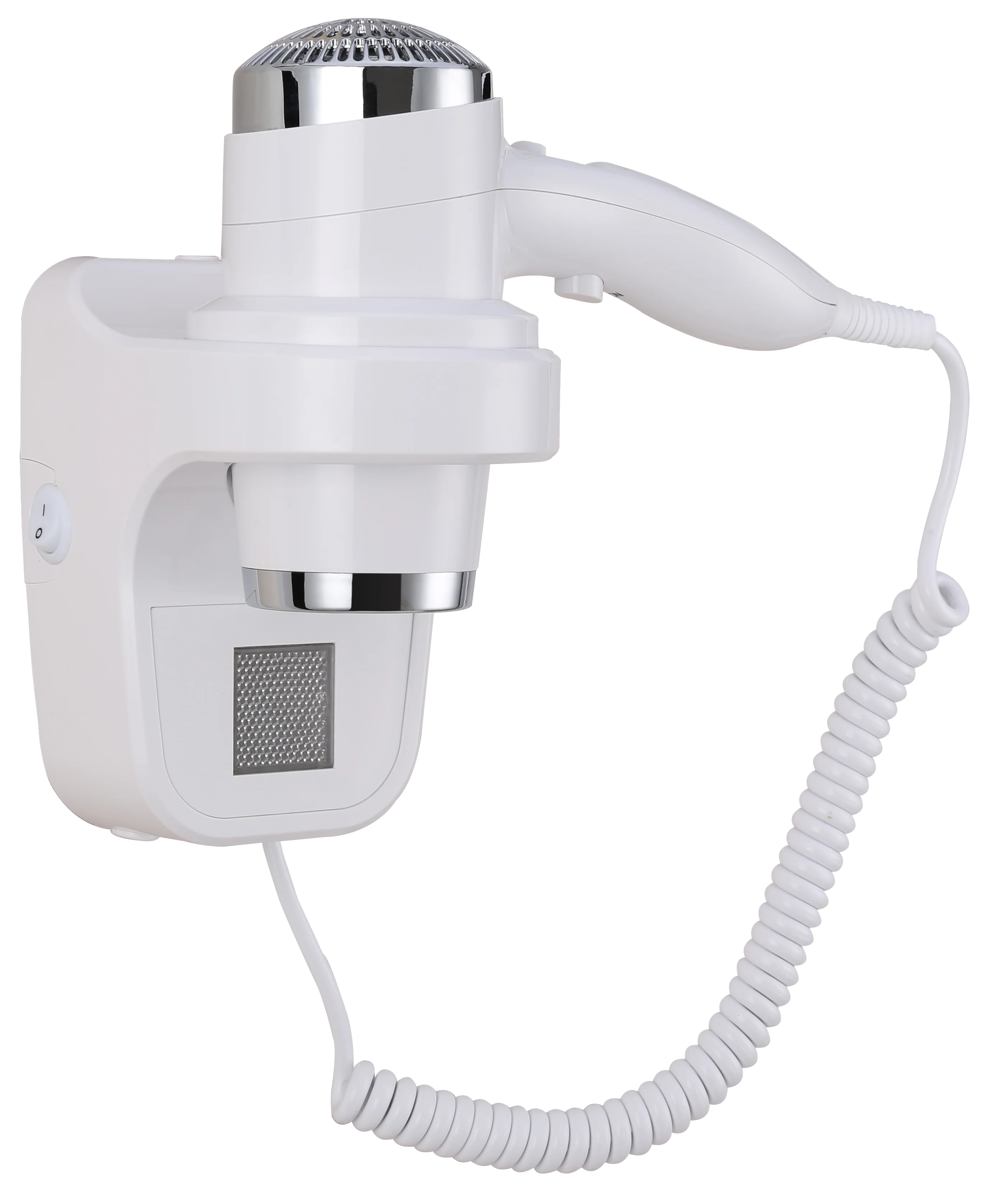 Wholesale High Quality Powerful 2000w Wall Mounted Hair Dry Hotel Room Hand Free Electric Hair Blower Dryer With 1 Year Warranty