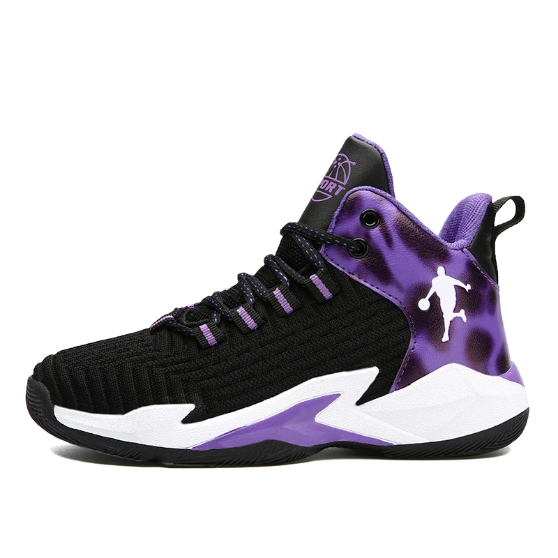 Boys and Girls Basketball Shoes Jogging Kids Mesh Breathable Comfortable Running Trainers Summer New Style Youth