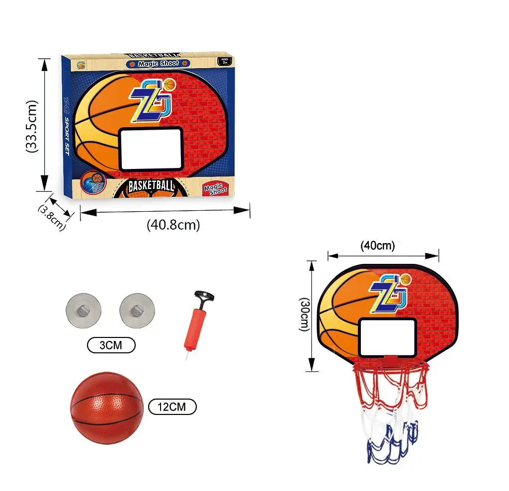 High quality basketball hoop backboard set up kids basketball game with mini balls