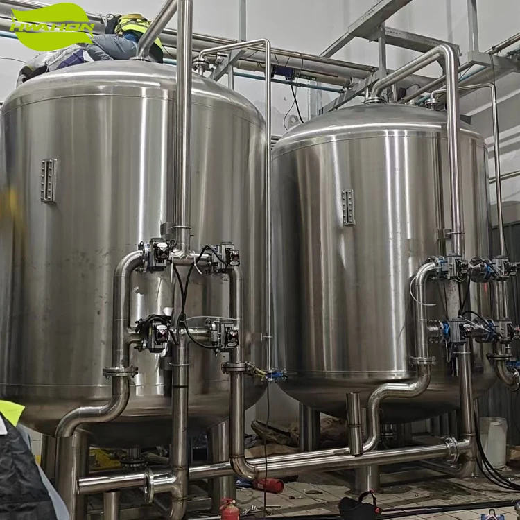 Stainless Steel Sand Filter/Activated Carbon Media Filter Tanks For Water Treatment Water Filtration Plant