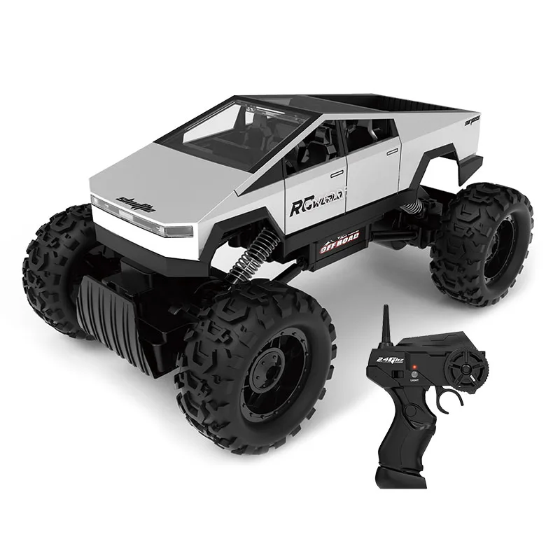 Wholesale New 1:14 2.4G Big Wheel RC Off Road Car Remote Control Truck Rock Crawler Toys Vehicle With Light For Children