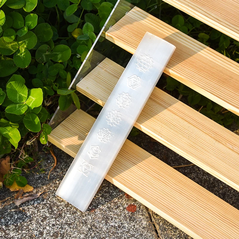 High Quality Natural Crystal Healing Stone Selenite Stick Chakra Crystal Selenite Plate