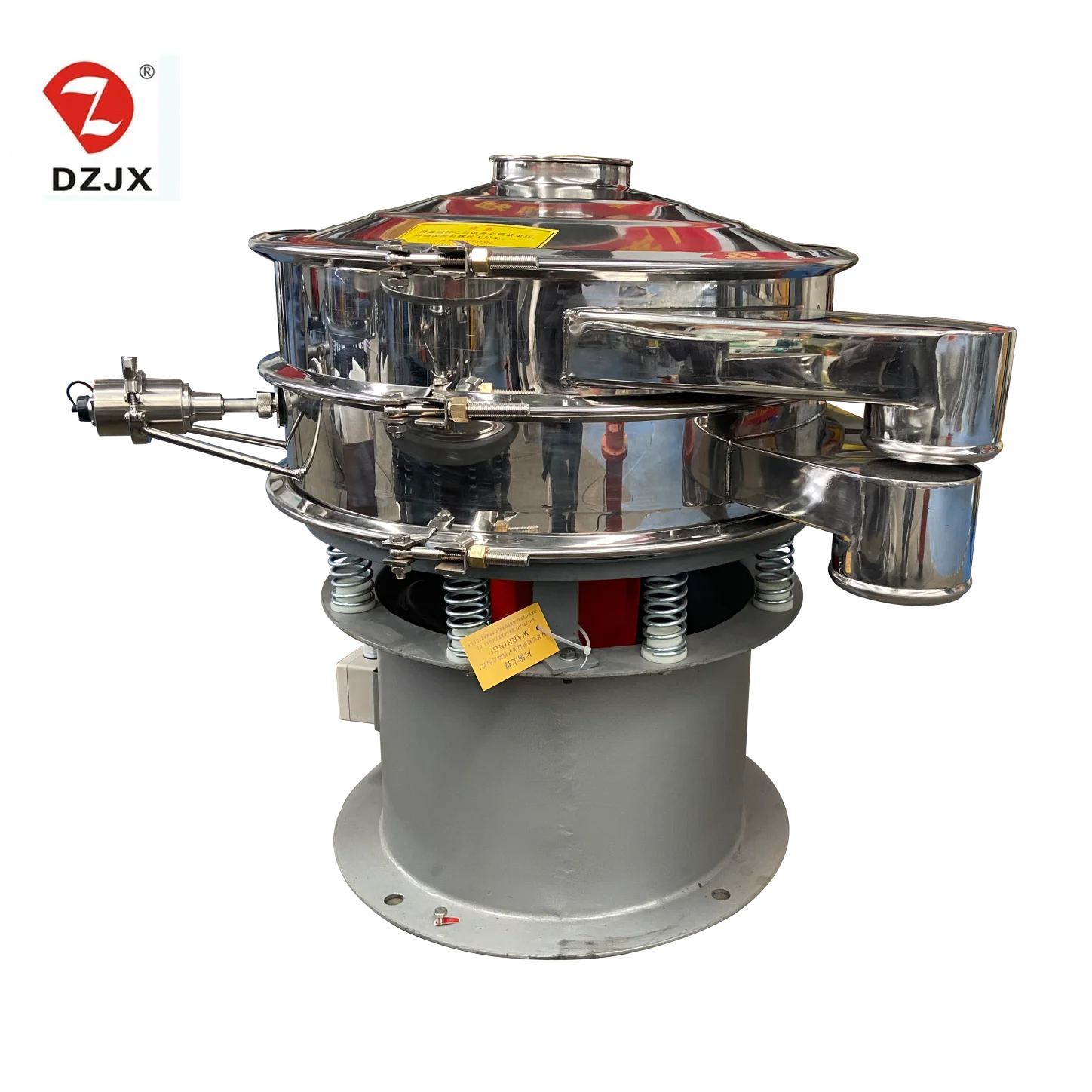 DZJX Hot Sale Kaolin Powder Vibration Sieve Honey Vibration Sifter Stainless Steel Chocolate Liquid Vibrating Screen Machine