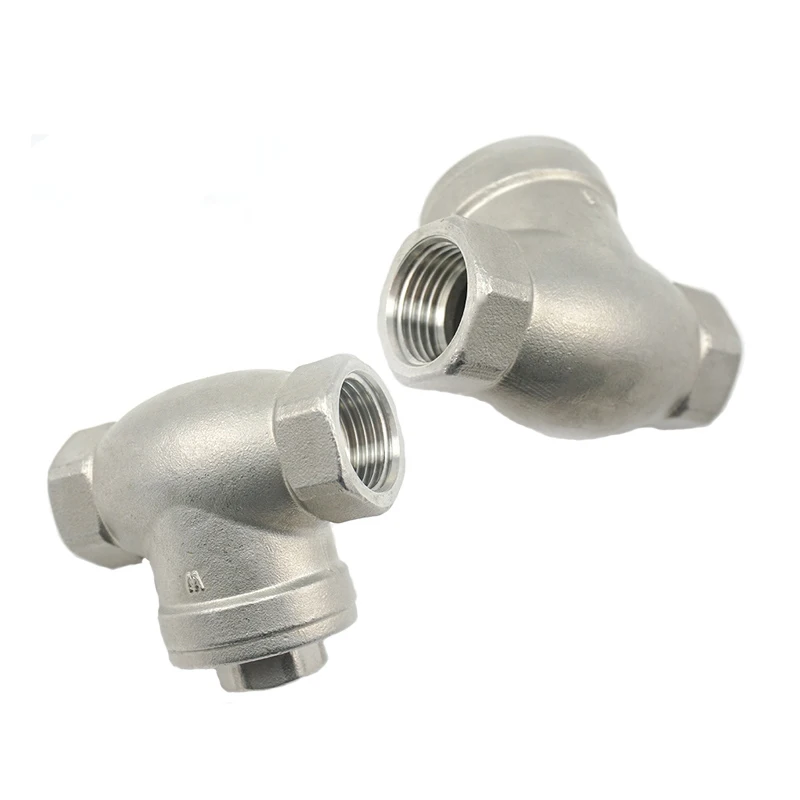 1000wog Stainless Steel 304/316 female thread cast iron check stop
