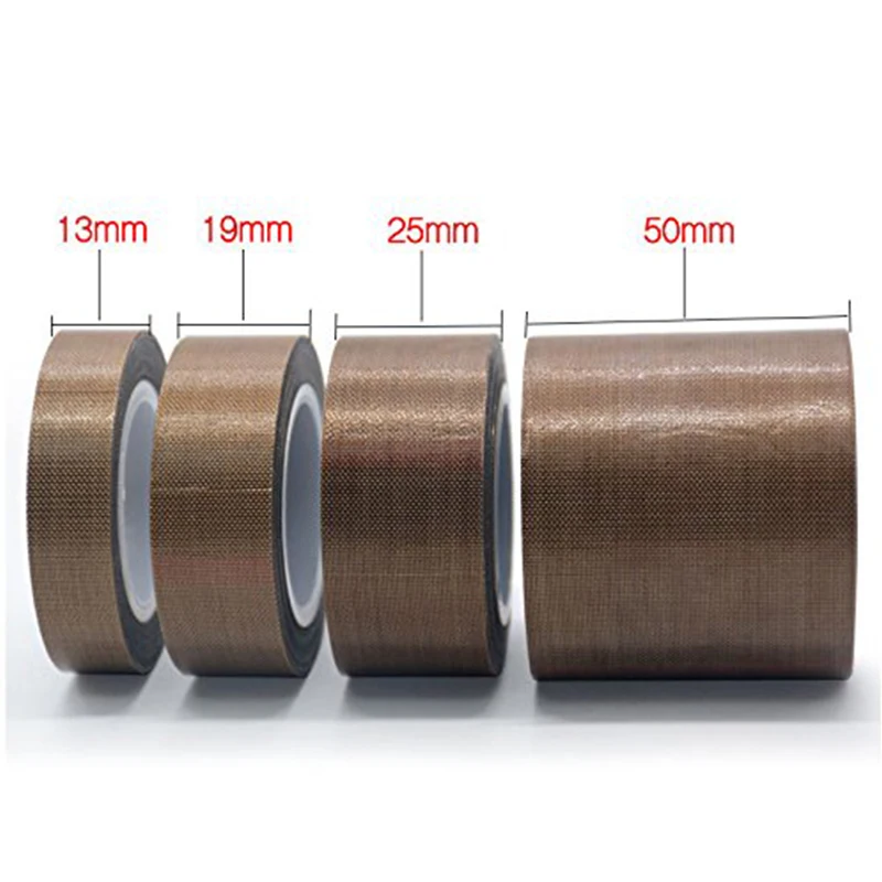 Multi Functional Reusable Adhesive Tape PTFE Coated Seamless Fiberglass Cloth Adhesive Reinforced Tape Roll