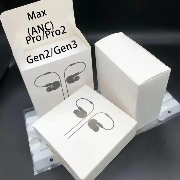 Top quality air pros max 2nd gen noise cancelling with valid serial number air pro 2S wireless earbuds pro 3 earphone with logo