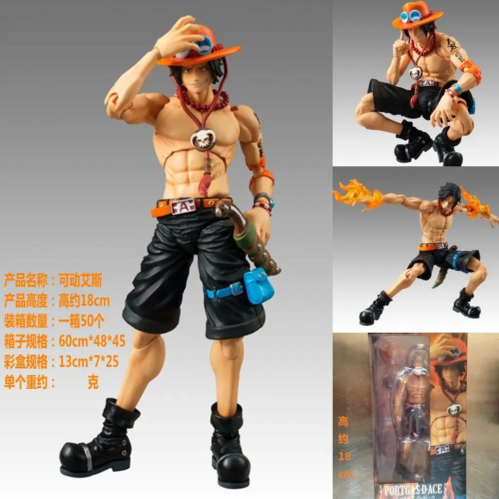 Movable Anime RORONOA.ZORO Action Figure Toy PVC Hand & Head Change Doll Model Unisex Decoration Ornament