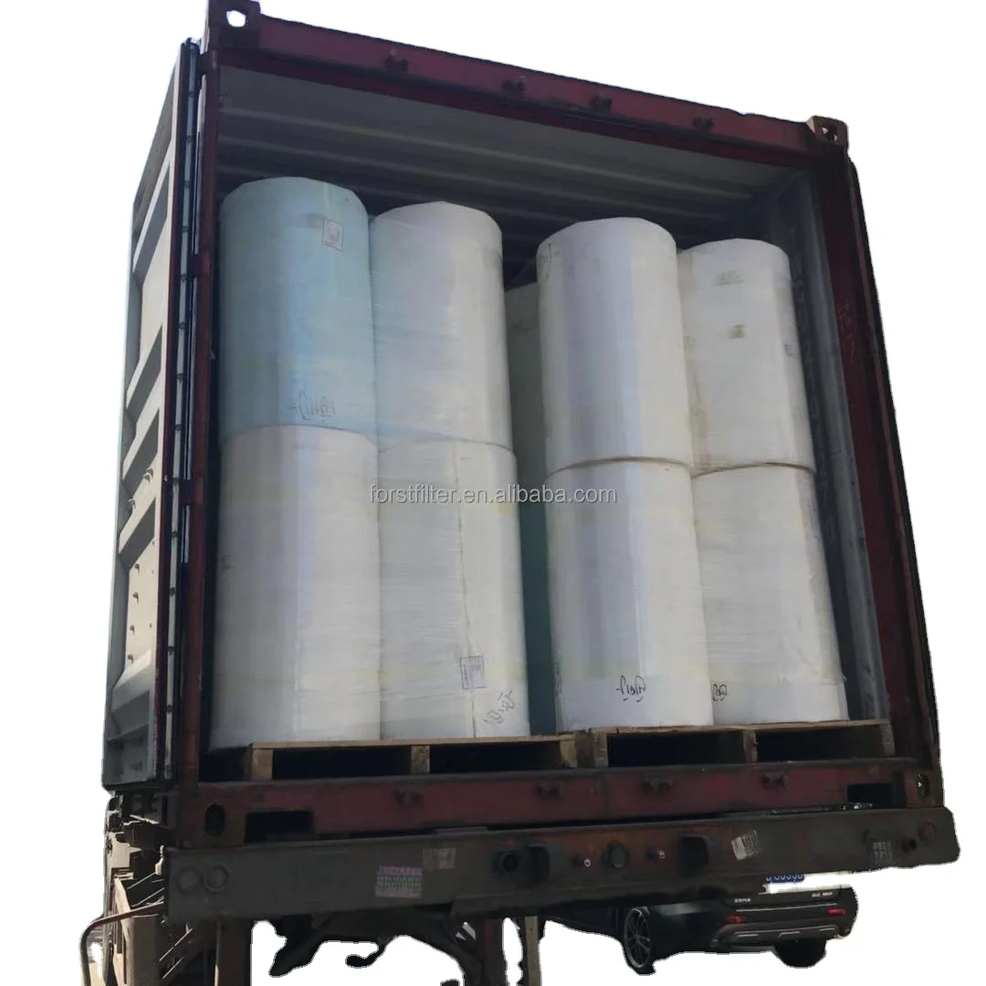 Factory H13 0.3 Micron Washable Filter Material Industrial Air Filtration Paper In Roll