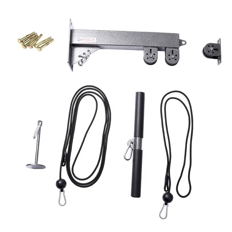 
Fitness muscle Trainer with Pulley Attachments DIY wall body integrated fitness high pull down wide back shoulder clip chest tr 