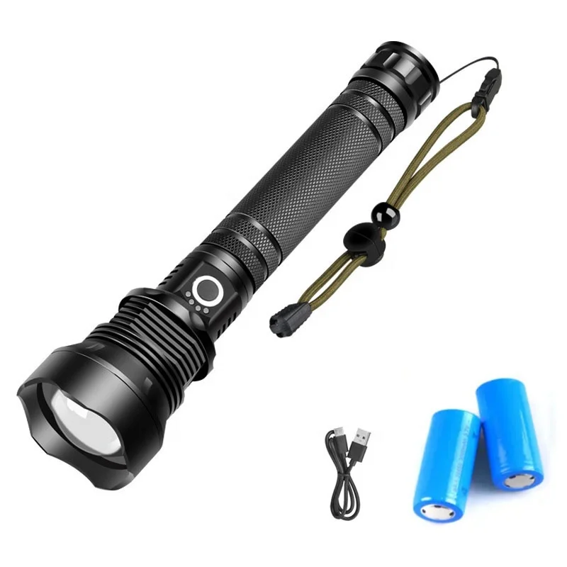 Кемпинг светодиодный перезаряжаемый телескопический зум мощный ультра яркий тактический фонарик