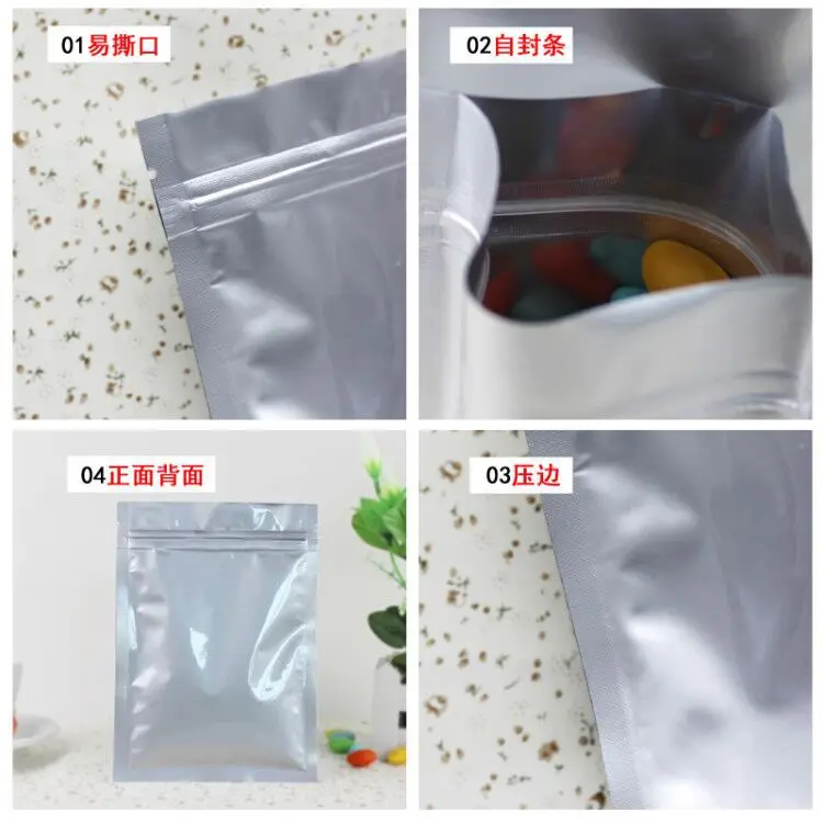 Reusable Thick Ziplock Cookies 8 Mil Child Proof Holographic Resealable Food Storage Custom Mylar Bags With Oxygen Absorbers