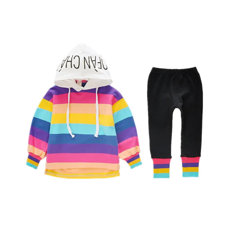 Новинка 2020, толстовка с длинными рукавами для девочек, модный свитер для маленьких девочек с кошельком