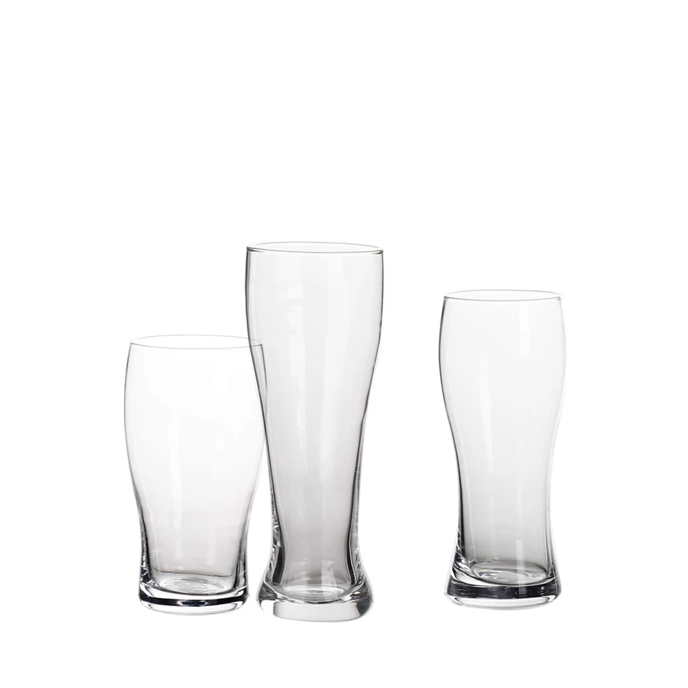 Fashionable custom glassware tulip fluted tall pilsner beer glass cup logo tumbler drinking glasses