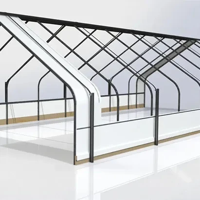 Customized automated light deprivation blackout agriculture greenhouse for plants cultivation