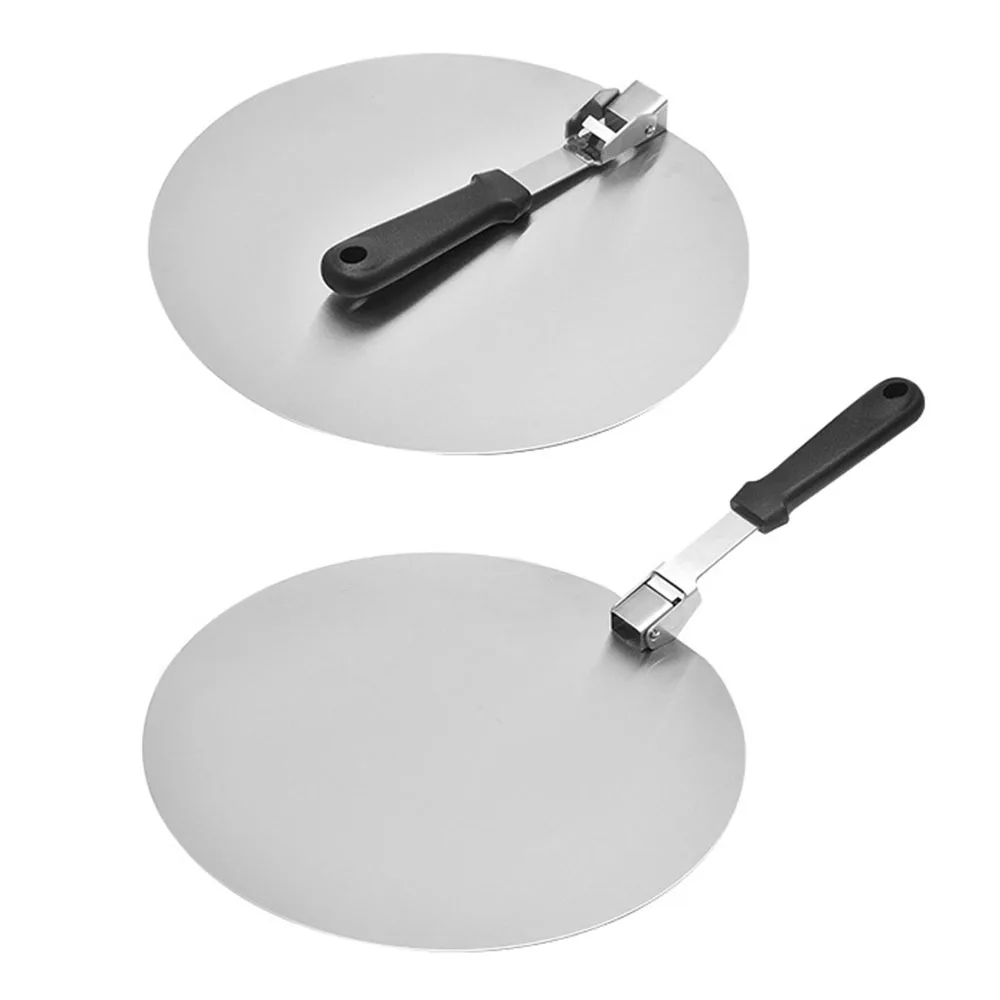 Hot sale wholesale multifunction pizza spatula stainless steel kitchen tool  foldable pizza peel spatula