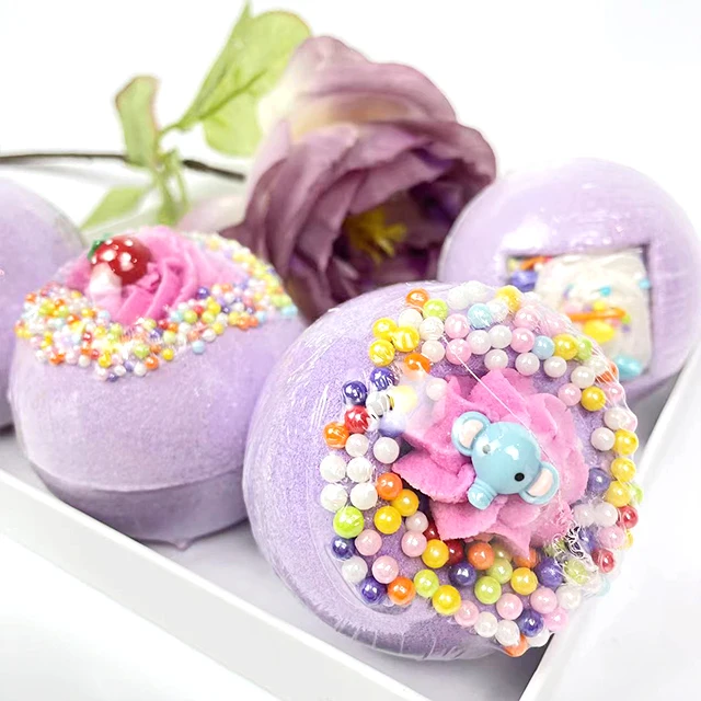 Оптовая продажа, персонализированная детская игрушка с фирменной маркой, неожиданная банная бомба, набор оптом