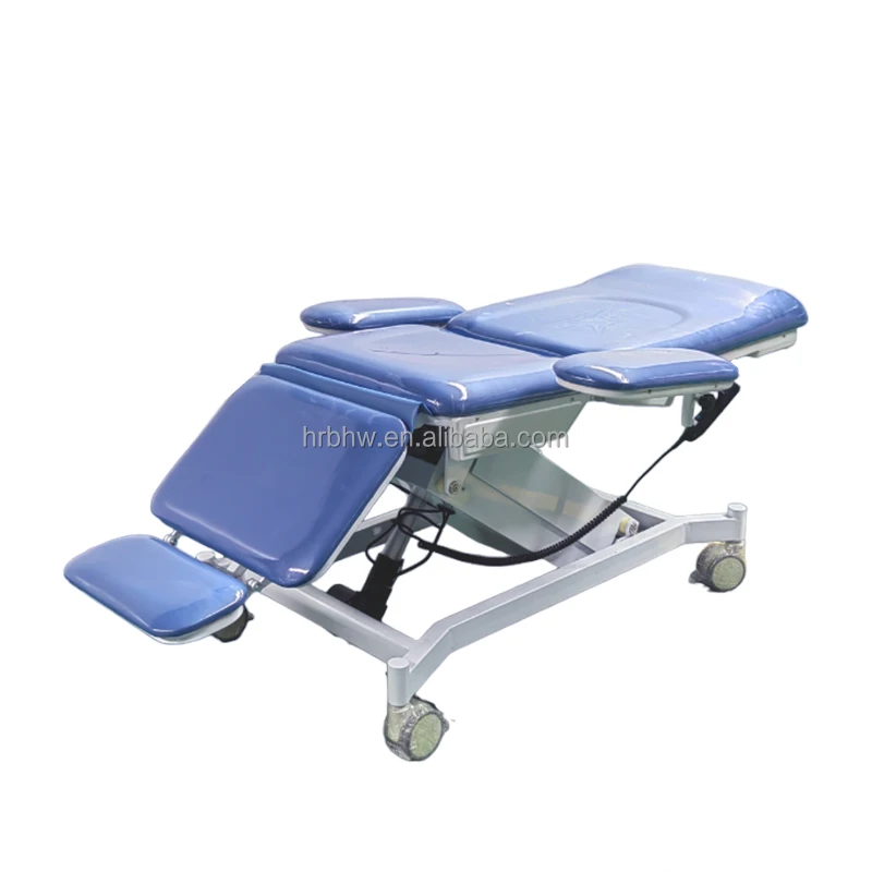 Cheap Price Four Section Electric Dialysis Recliner Chair with Cushion