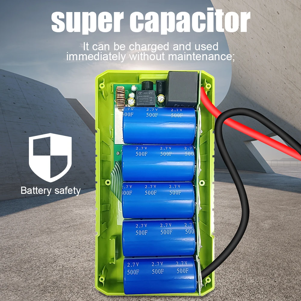 SC400 Super Capacitor Car Jump Starter Fast Charge Car Jump emergency starter SC-400 Car Power Bank Capacitor