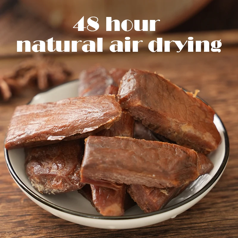 65g Wholesale Factory Instant Food Notch Package Natural Dried Beef Jerky Buffal Meat High Protein Leisure Snacks