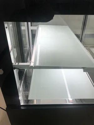 ISO Certificate Cake Display Warmer OEM Bakery Refrigeration  countertop fridge Showcase